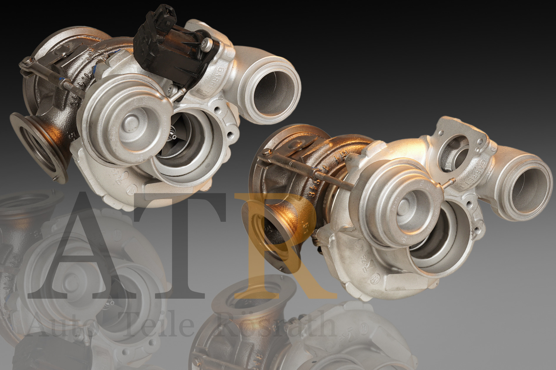 Turbolader GARRETT (generalüberholt) für BMW, WIESMANN- TWIN Turbo- 300-330Kw, N63, 793647-1, 11654571543