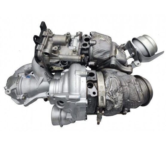 TURBOLADER BI-TURBO KKK (GENERALÜBERHOLT) FÜR MERCEDES VITO, MARCO POLO, V-KLASSE, 2.0L DIESEL, 174-176KW, 10009700324, A6540900180, 6540900180