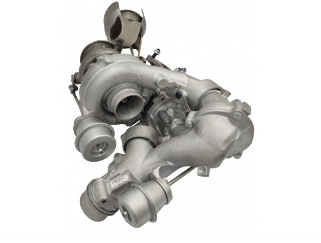 TURBOLADER BI-TURBO KKK (GENERALÜBERHOLT) FÜR MERCEDES-BENZ C-, E-, GLK-KLASSE, 88-150KW, A6510904080, 10009880019