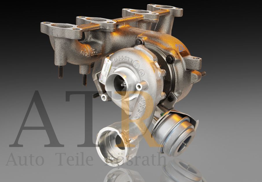 Turbolader Garrett (generalüberholt) für Audi, Seat, Skoda und Volkswagen – 96 Kw, ASZ, 720855-0005, 038253016F