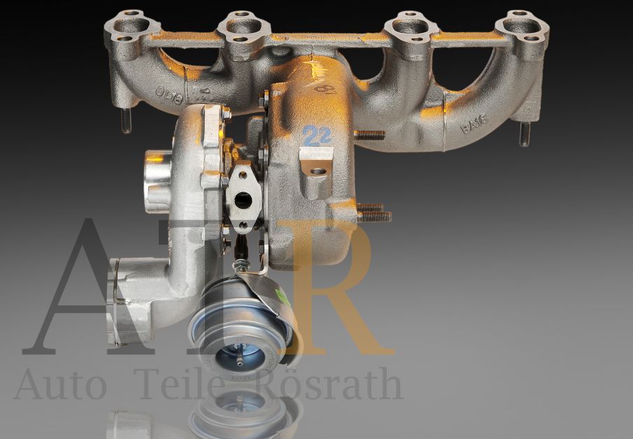 Turbolader Garrett (generalüberholt) für Audi, Seat, Skoda und Volkswagen – 96 Kw, ASZ, 720855-0005, 038253016F – Vorschau 2