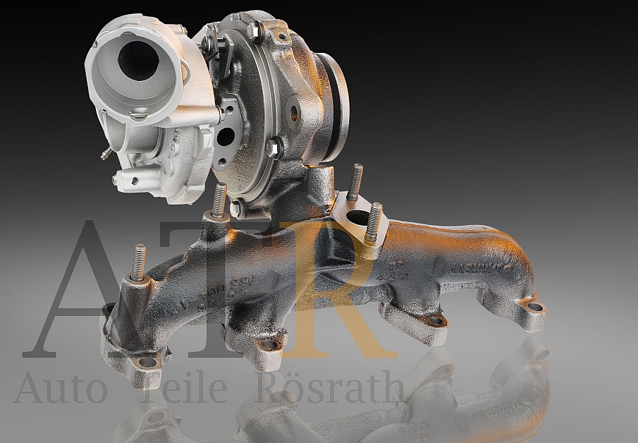 Turbolader Garrett (generalüberholt) für Audi, Seat, Skoda und VW – 103 Kw, BMP, BVD, BMM, 765261-0005, 03G253010 – Vorschau 2