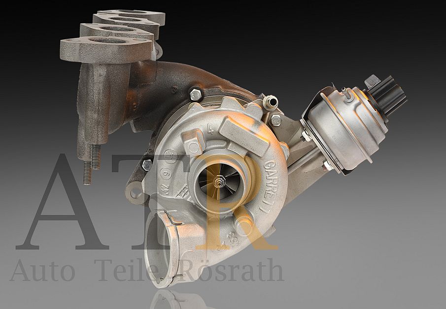 Turbolader Garrett (generalüberholt) für Audi, Seat, Skoda und VW – 125 Kw, BMN, BMR, BUY, BUZ, 03G253019N, 757042-0018