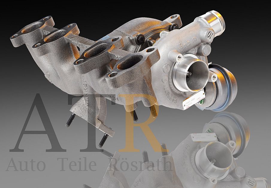 Turbolader Garrett (generalüberholt) für Audi, Seat, Skoda und Volkswagen- 66-81 Kw, ALH, AHF,AJM, AUY, 713672-5006S, 038253019D – Vorschau 2