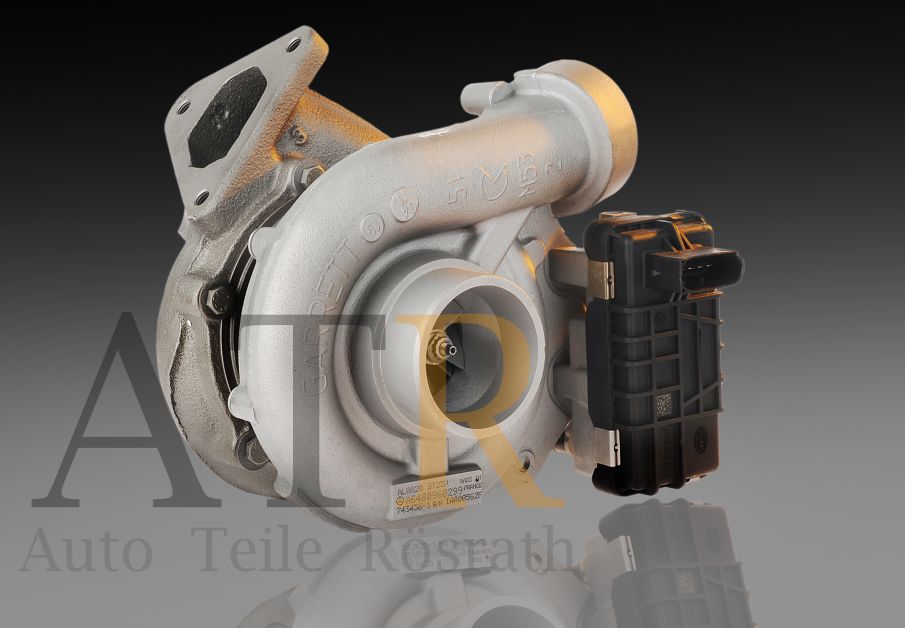 Turbolader Garrett (generalüberholt) für Mercedes-PKW E-Klasse und S-Klasse- 130/150 Kw, OM648, 743436-0002, A6480960199