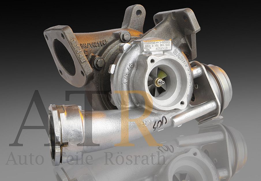 Turbolader Garrett (generalüberholt) für VW T5 Transporter / Multivan 2.5 TDI- 96 Kw, AXD, 729325-0003, 070145701K