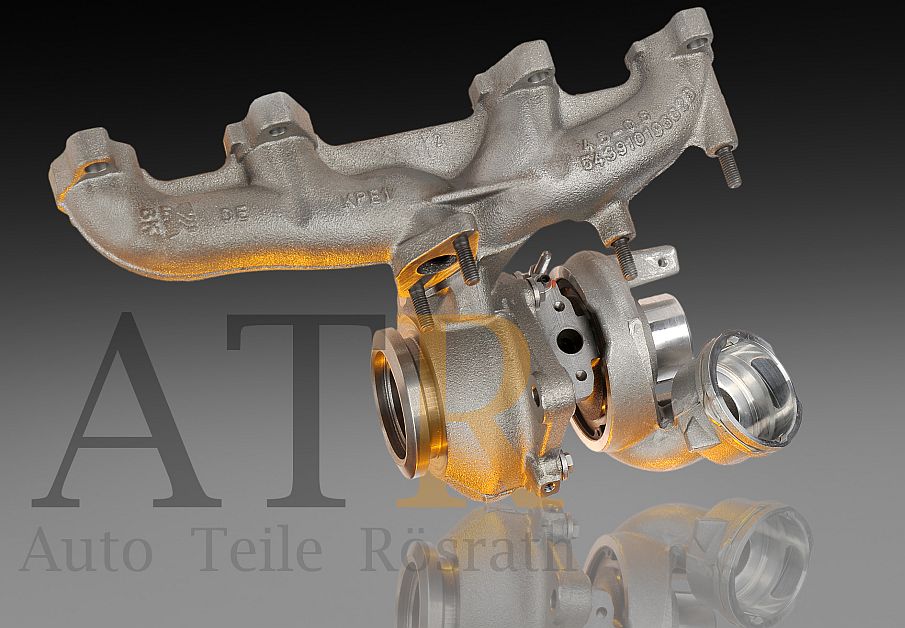 Turbolader KKK (generalüberholt) für Audi, Seat, Skoda und VW – 77 Kw, BLS, BMT, BSU, BXJ, 03G253014M, 5439 988 0072 – Vorschau 3