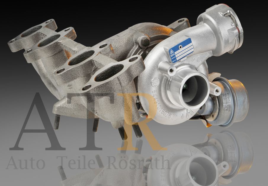 Turbolader KKK Borg Warner (generalüberholt) für Audi, Skoda und VW, 74-77 Kw, AXR, BSW, BEW, 54399700007, 038253016N