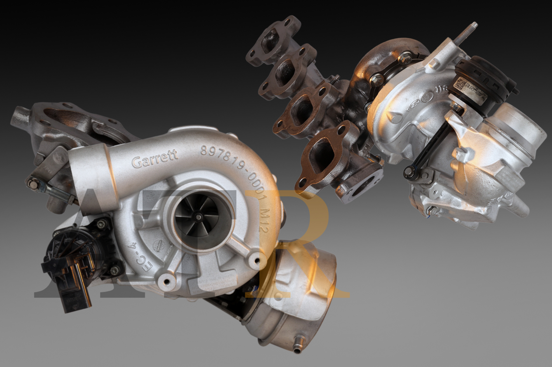 Turbolader Garrett (Klein und Groß) für Mercedes-Benz, Nissan, Opel, Renault- 100-132 Kw, M9T 706, 858864-5009S, 883177-5001S, 858866, 495529303, 144104619RB