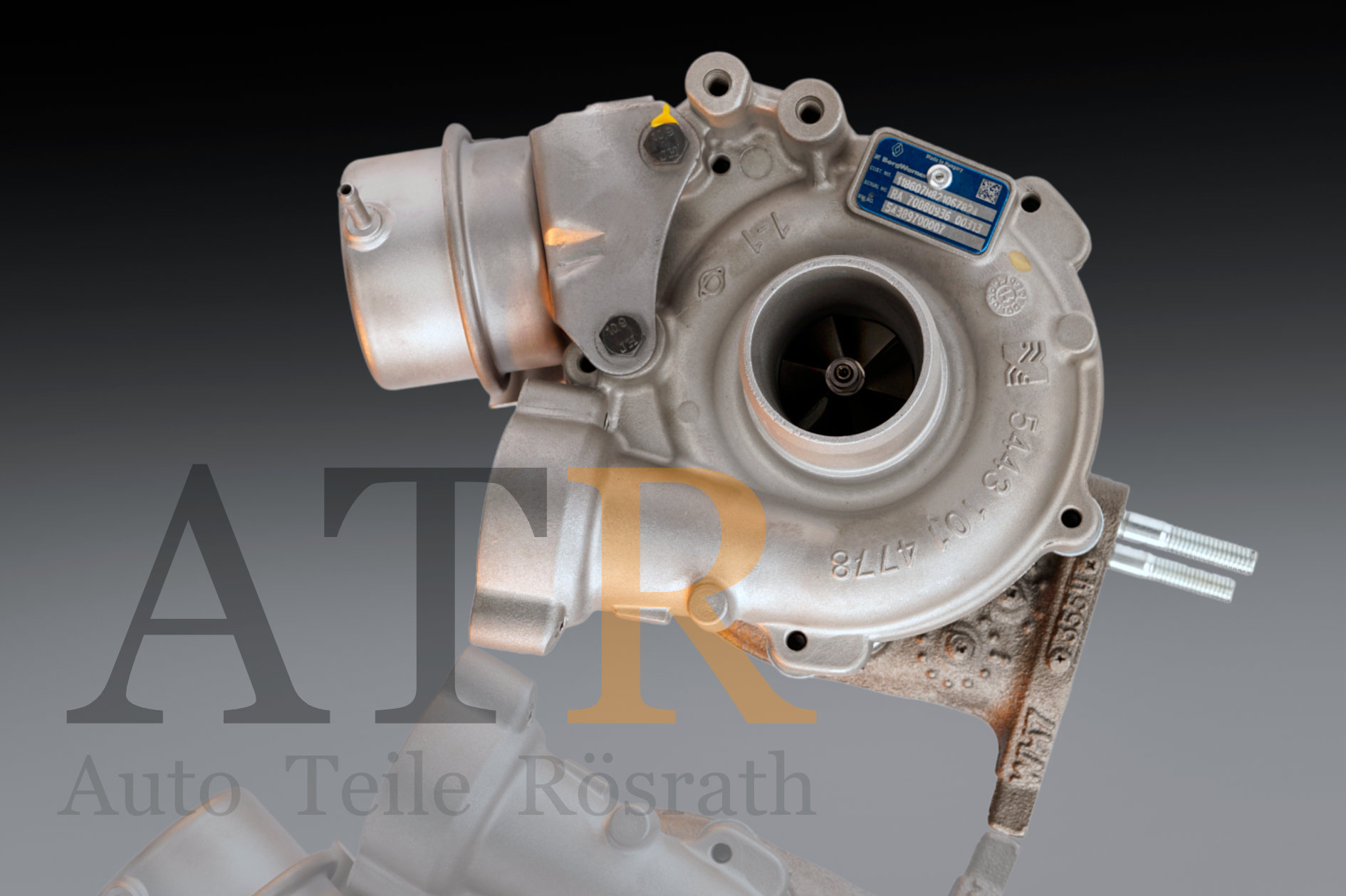 Turbolader KKK für Mercedes, Nissan, Opel, Renault- 66-100 Kw, R9M 408, R9M 450, 54389880017