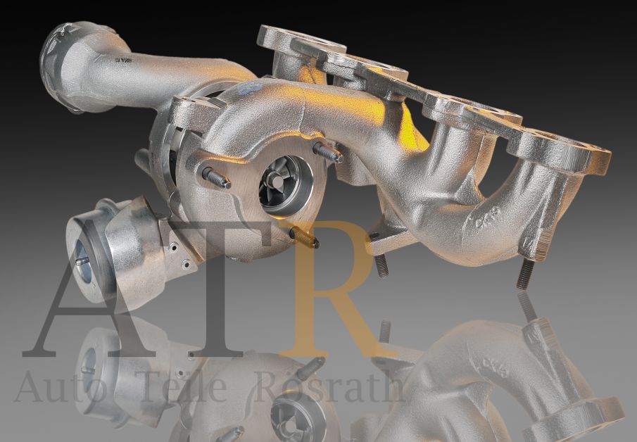 Turbolader KKK (generalüberholt) für Seat und VW – 2.0 TDI – 103 Kw, BRT BVH (DPF),  54399700059, 03G253010E – Vorschau 2