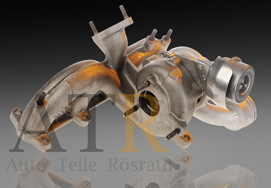 Turbolader KKK (generalüberholt) für Seat, Skoda und VW – 1.9 TDI – 96 Kw, ASZ, 5439 988 0023, 038253010E – Vorschau 2