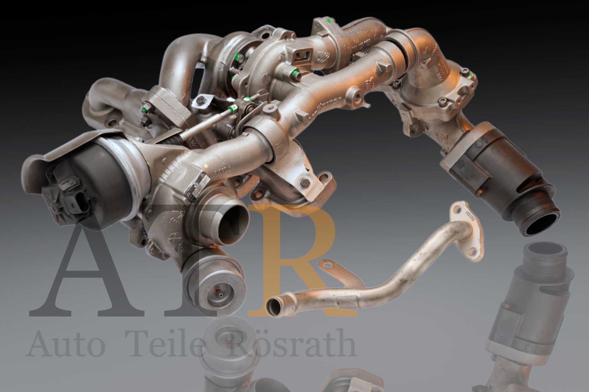 Turbolader KKK (generalüberholt) für Volkswagen T5 Bi-Turbolader, CFCA, 53049700139 – Vorschau 2