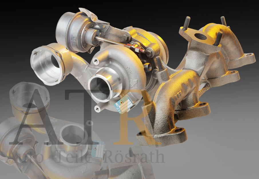 Turbolader KKK (generalüberholt) für Volkswagen T5 Transporter, Bus, Multivan 62-77 Kw, AXB, AXC, BRS, BRR, 5439 970 0097, 038253019J