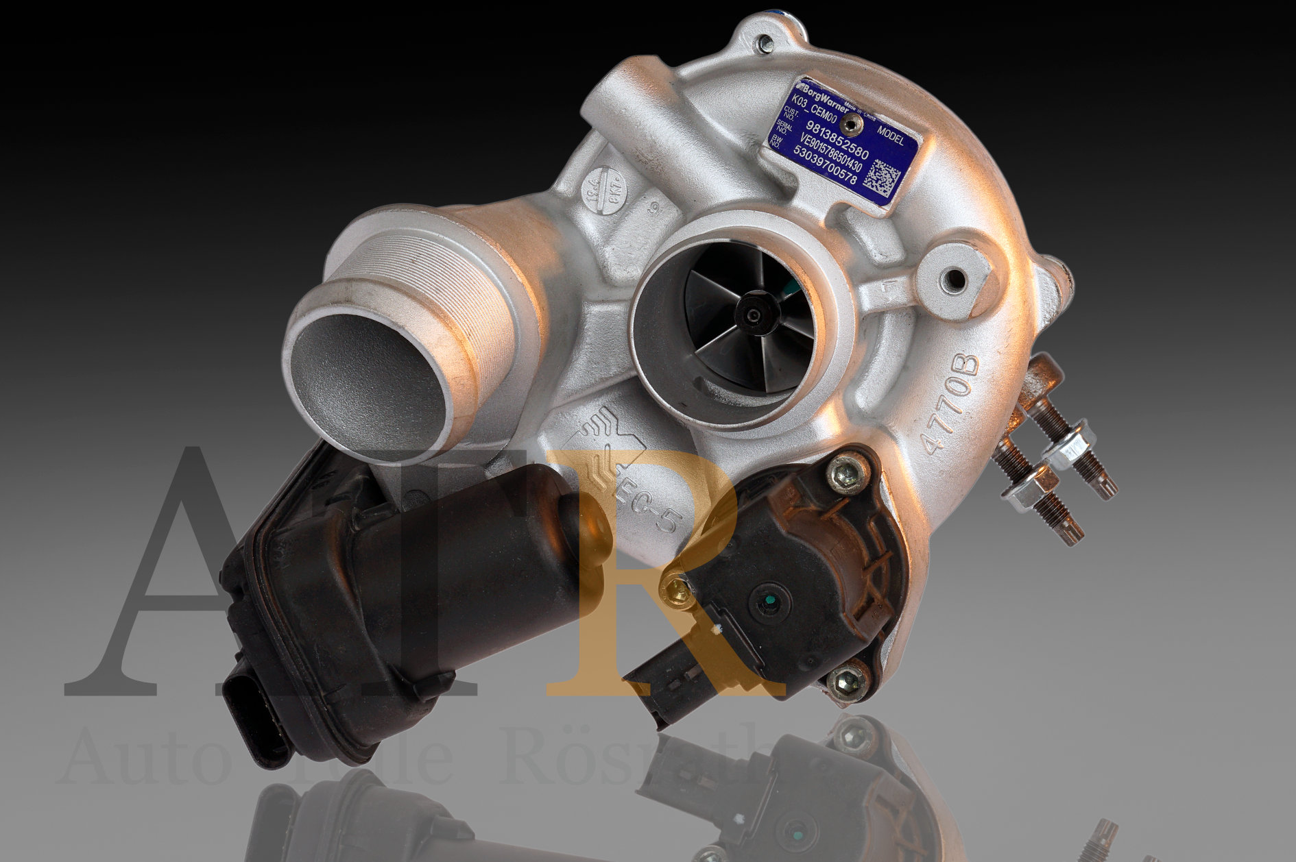 Turbolader KKK für Citroen, Opel, Peugeot- 133-265 Kw, 5GF, 5GG, 5GQ, DGZ, GFR, D16 XHT, F16 XHR, 53039700578, 1647284680